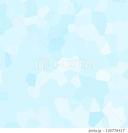 爽やかきれいな水色スカイブルーのモザイク柄グラデーション背景テクスチャー　モダンなイラストベクター 130776417