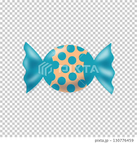 Blue and orange candy 130776459