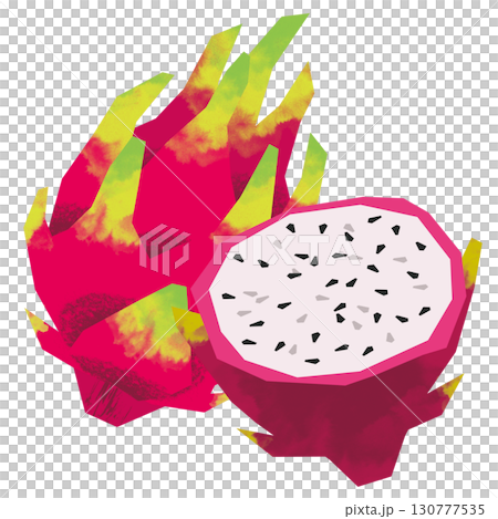 剪紙火龍果 130777535