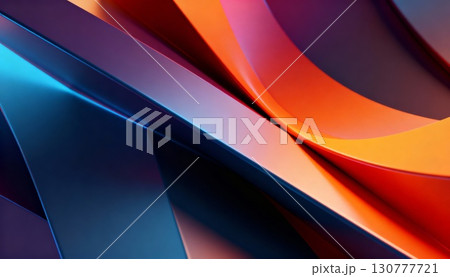 プレゼンや資料に抽象的で最先端なイメージ 130777721