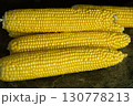 Close up macro shots of golden colored corn 130778213
