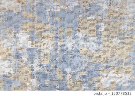 Blue Beige Fabric Wallpaper Pattern, Soft Distressed Textile Background Blue Beige Fabric Wallpaper Pattern, Soft Distressed Textile Background 130778532