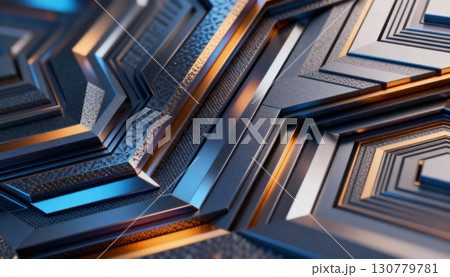 プレゼンや資料に抽象的で最先端なイメージ 130779781