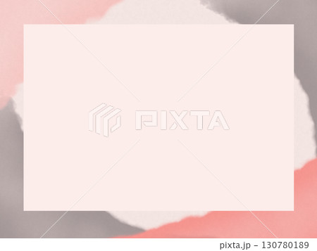シンプルな赤いタイトルフレーム 130780189