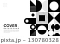Abstract geometric black and white cover, flyer and web page background 130780328