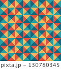 Geometric triangle retro wallpaper pattern background design 130780345