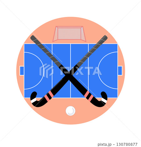 ホッケーのシンボルマーク 130780877