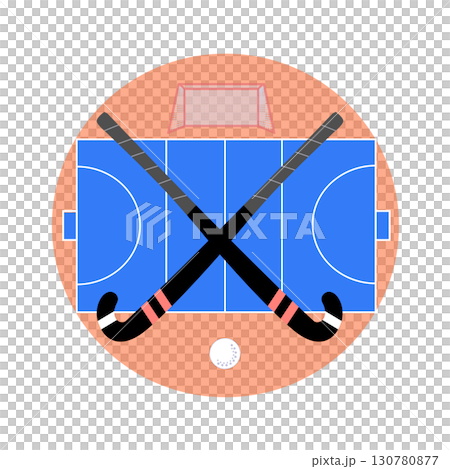 ホッケーのシンボルマーク 130780877