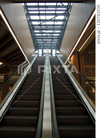 Vertical Stock Photo Of Double Escalators For Going Up Or Down In Underground Shopping Mall Vertical Stock Photo Of Double Escalators For Going Up Or Down In Underground Shopping Mall 130781030