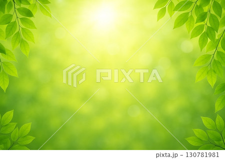 新緑　若葉　エコイメージ 130781981