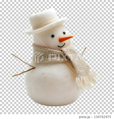 Snowman stuffed toy (hat and scarf) 130782975