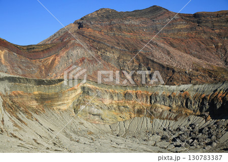 熊本県阿蘇市 阿蘇山火口周辺の風景 熊本県阿蘇市 阿蘇山火口周辺の風景 130783387