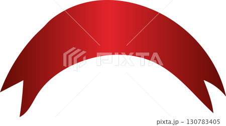 Red price tag ribbon and banner 130783405