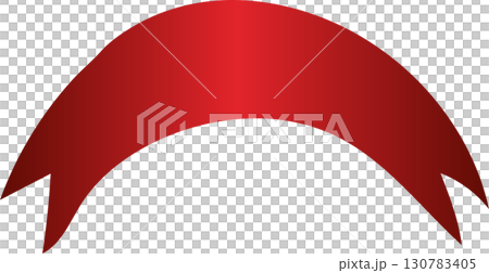 Red price tag ribbon and banner 130783405