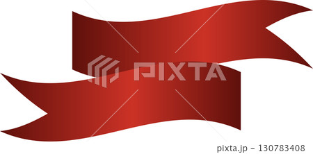 Red price tag ribbon and banner Red price tag ribbon and banner 130783408