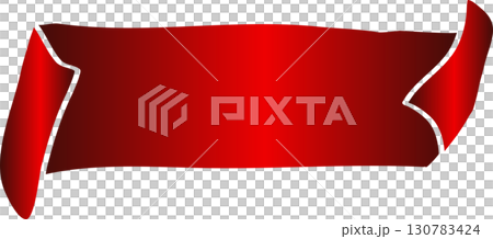 Red price tag ribbon and banner Red price tag ribbon and banner 130783424