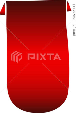 Red price tag ribbon and banner 130783441