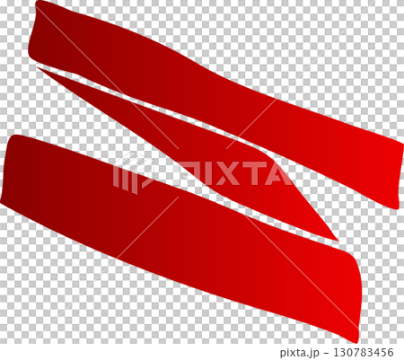 Red price tag ribbon and banner 130783456