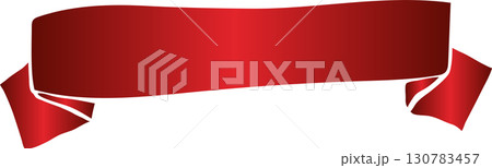 Red price tag ribbon and banner 130783457