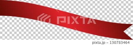 Red price tag ribbon and banner 130783464