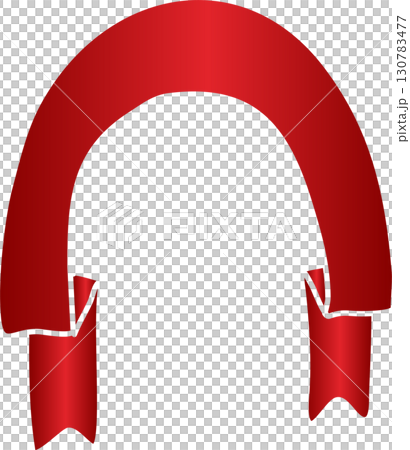 Red price tag ribbon and banner Red price tag ribbon and banner 130783477