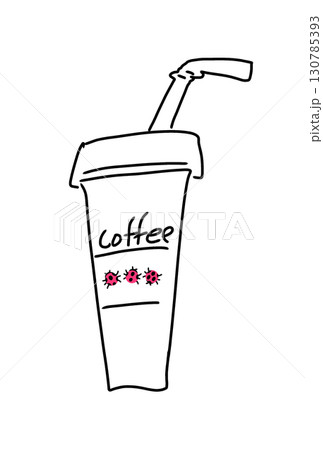 レトロなコーヒーカップ レトロなコーヒーカップ 130785393