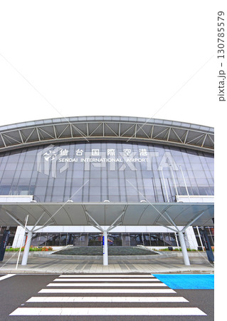 宮城県名取市、岩沼市、仙台国際空港の風景 130785579