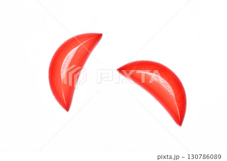 red wooden divination blocks   130786089