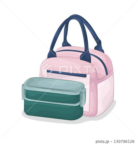 Illustration of Food Container Illustration of Food Container 130786126