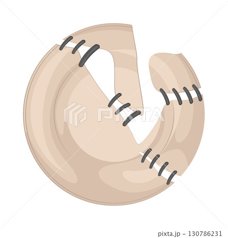 Illustration of Broken plate  130786231