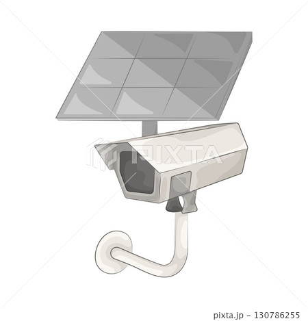 Illustration of CCTV Illustration of CCTV 130786255