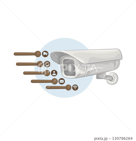 Illustration of CCTV 130786264