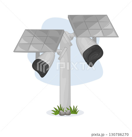Illustration of CCTV Illustration of CCTV 130786270