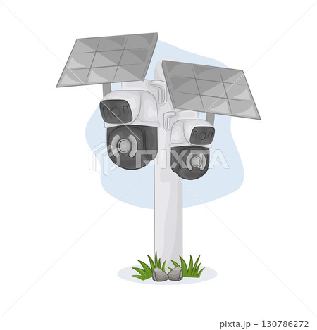 Illustration of CCTV Illustration of CCTV 130786272