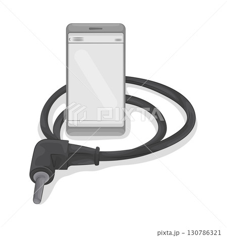 Illustration of Cable Connector  130786321