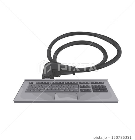 Illustration of Cable Connector  130786351