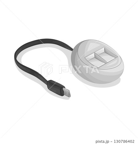 Illustration of Cable Connector Illustration of Cable Connector 130786402
