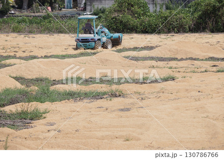 もみ殻で土壌改良 もみ殻で土壌改良 130786766