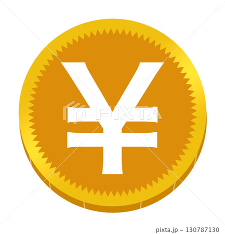 日本円　コイン　アイコン 130787130