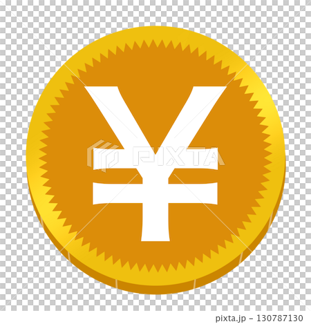 日本円　コイン　アイコン 130787130