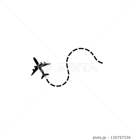 airplane illustration symbol icon 130787336
