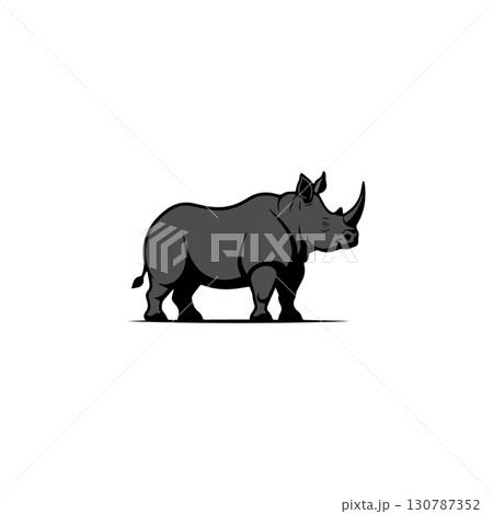 rhinoceros animal vectors daydreaming 130787352