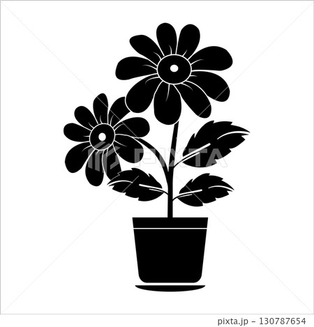 blooming flowers with leaves blooming flowers with leaves 130787654