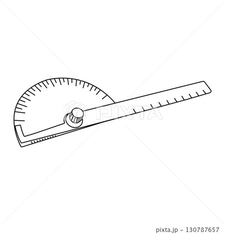 protractor icon vector protractor icon vector 130787657