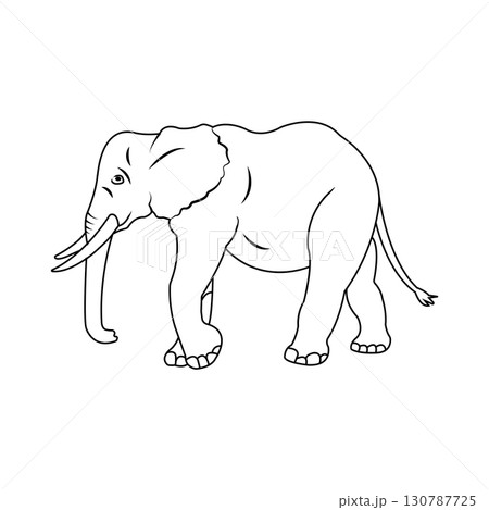 elephant icon design elephant icon design 130787725