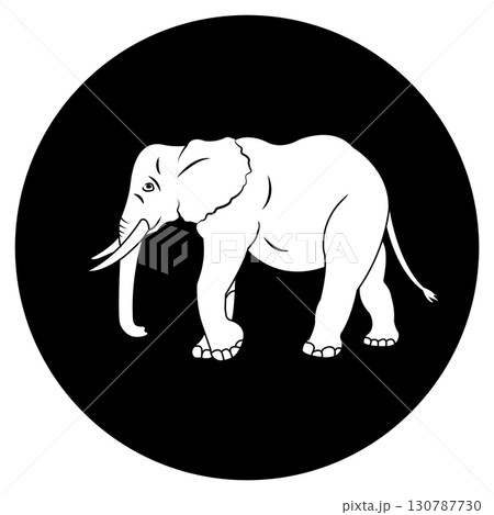 elephant icon design 130787730