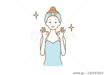 笑顔の女性 130787833