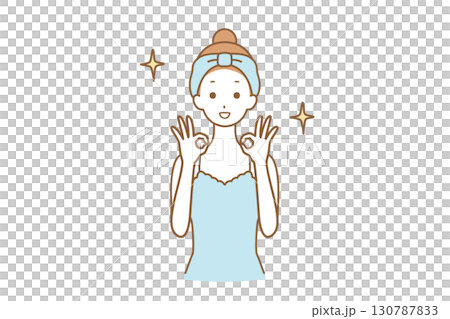 笑顔の女性 130787833