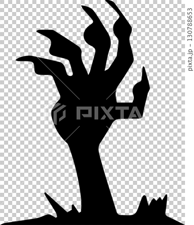 The Ghost hand for Halloween or holiday  concept 130788653