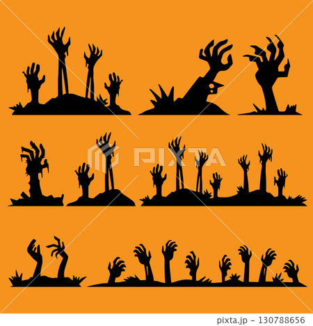 The Ghost hand for Halloween or holiday  concept 130788656